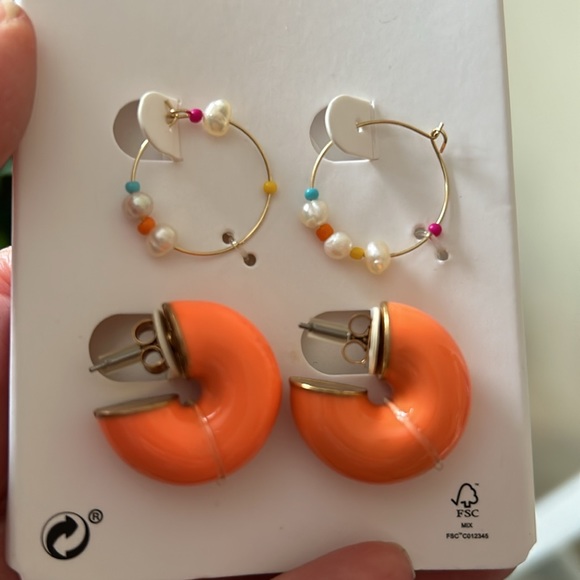 ZARA pack of assorted earrings - Picture 7 of 7